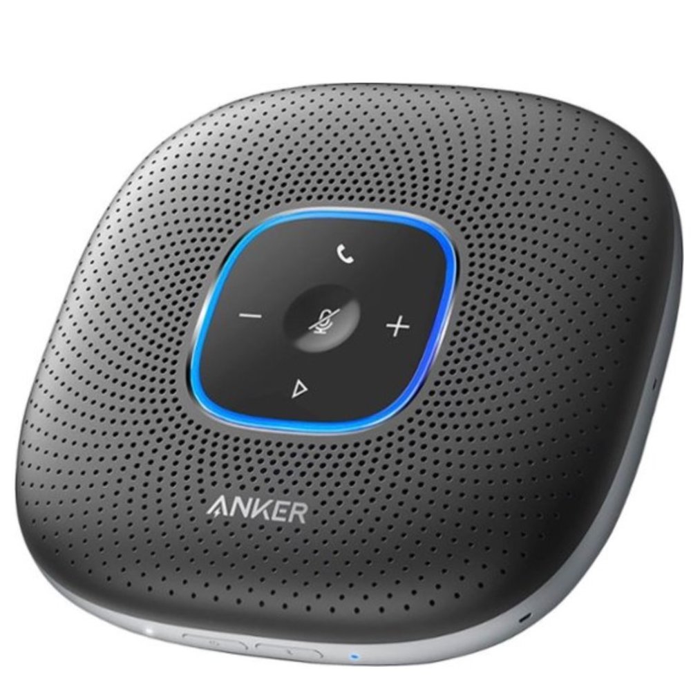 Anker - PowerConf Bluetooth Speakerphone Conference Speaker - Black